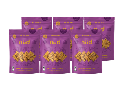 Original Sweet Potato Crackers, 6 x 66g-Pack